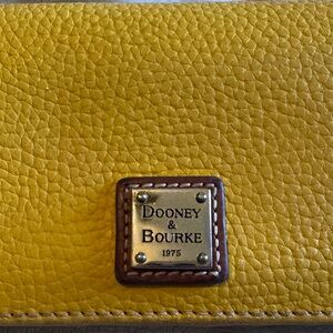 Dooney & Bourke Yellow Leather Wallet